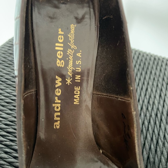 Vintage impeccable crocodile Andrew Geller size 6A - narrow feet - Picture 4 of 9